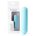 Maia Jessi - Teal Blue 7.6 cm USB Rechargeable Bullet - Hush Store Sydney 