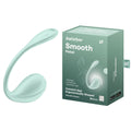 Satisfyer Smooth Petal - Mint - Mint USB Rechargeable Wearable Stimulator with App Control - Hush Store Sydney 