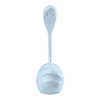 Satisfyer Smooth Petal - Light Blue - Light Blue USB Rechargeable Wearable Stimulator with App Control