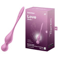 Satisfyer Love Birds 1 - Pink - Pink USB Rechargeable Pelvic Floor Trainer with App Control - Hush Store Sydney 