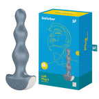 Satisfyer Lolli-Plug 2 - Gray Vibrating Anal Beads - Hush Store Sydney 