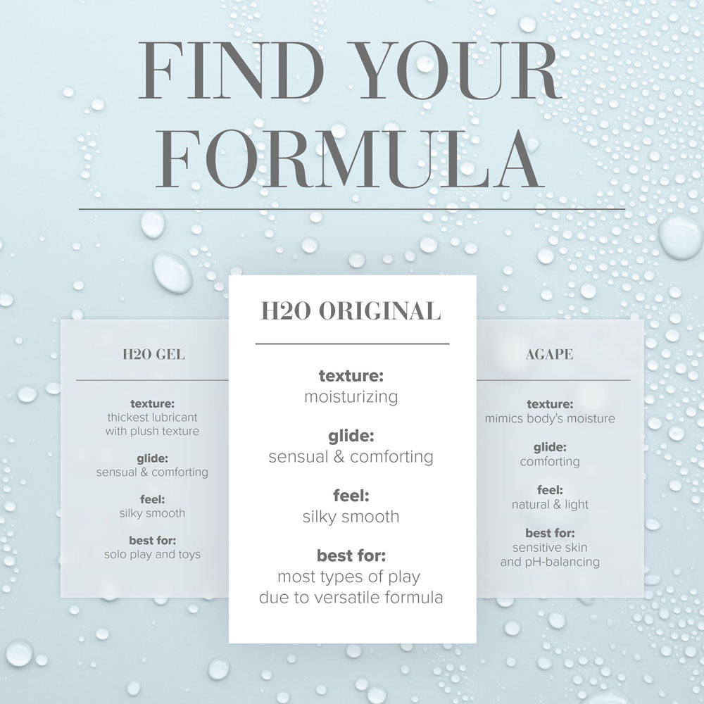 JO H2O Original Lube - 60 mL - Water Based Lubricant - 60 ml Bottle - Hush Store Sydney 