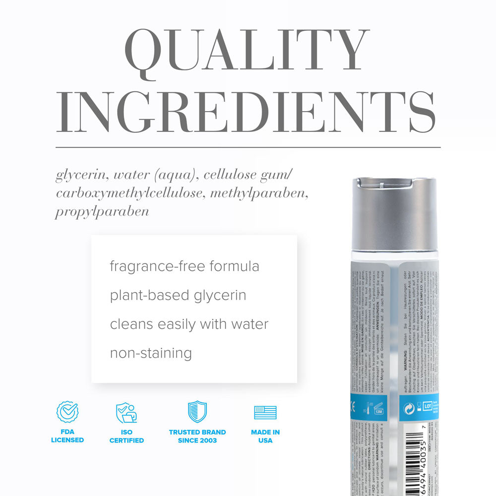 JO H2O Original Lube - 60 mL - Water Based Lubricant - 60 ml Bottle - Hush Store Sydney 