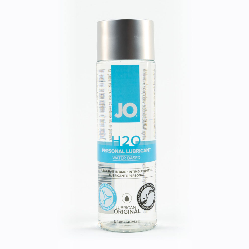 JO H2O Original Lube - 240 mL - Water Based Lubricant - 240 ml Bottle - Hush Store Sydney 