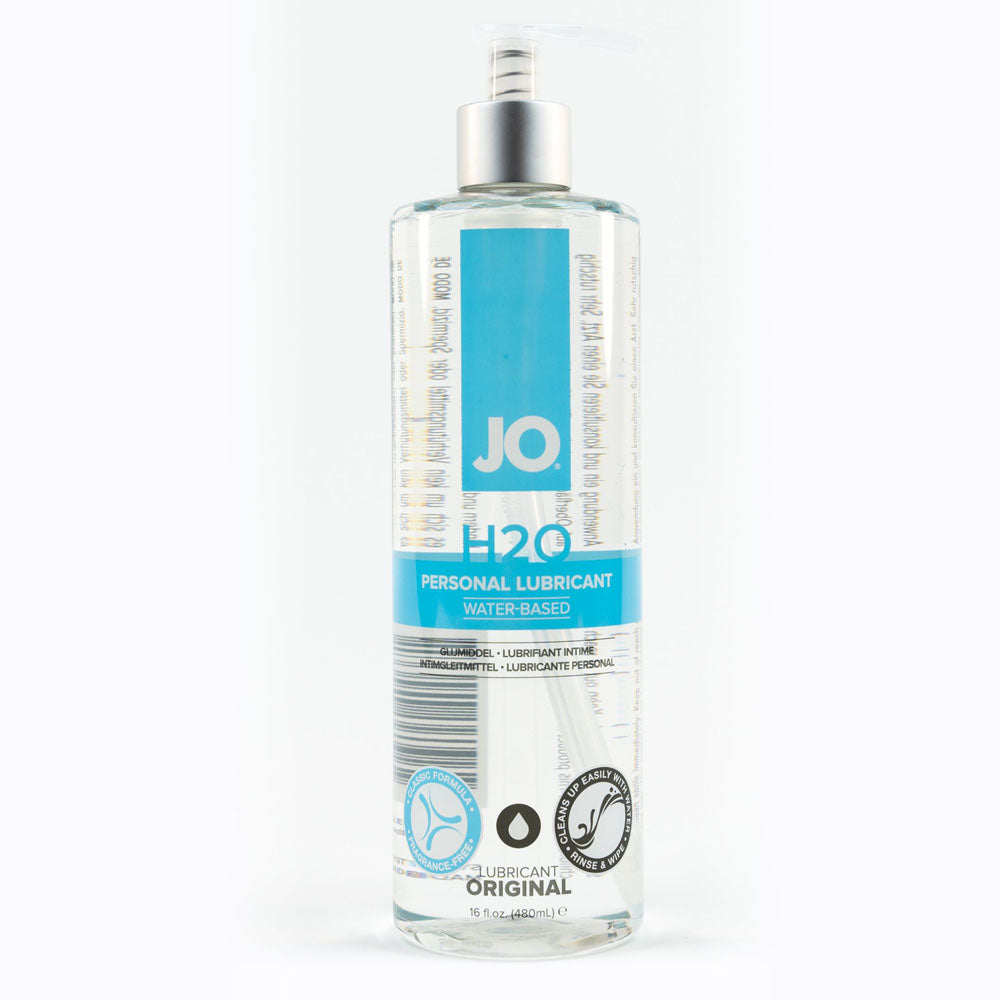 JO H2O Original Lube - 480 mL - Water Based Lubricant - 480 ml Bottle - Hush Store Sydney 