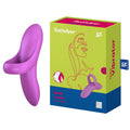 Satisfyer Bold Lover - Dark Pink USB Rechargeable Finger Stimulator - Hush Store Sydney 