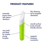 Satisfyer Ultra Power Bullet 7 - Green USB Rechargeable Bullet