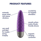 Satisfyer Ultra Power Bullet 5 - Purple USB Rechargeable Bullet