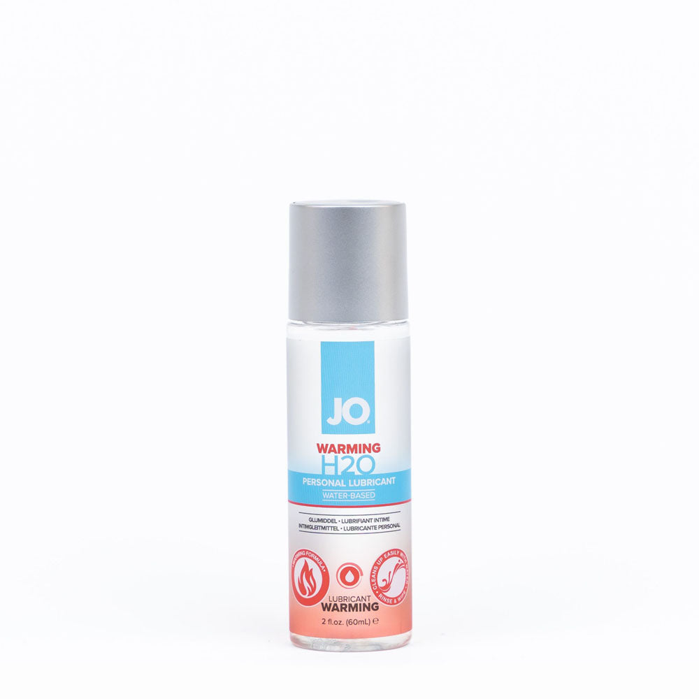 JO H2O Warming Lube - 60 mL - Water Based Warming Lubricant - 60 ml Bottle - Hush Store Sydney 