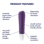 Satisfyer Ultra Power Bullet 2 - Purple USB Rechargeable Bullet - Hush Store Sydney 
