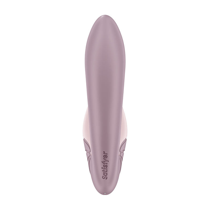 Old Rose USB Rechargeable Vibrator with Air Pulsation - Hush Store Sydney