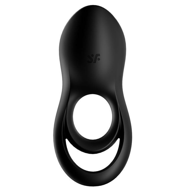 Satisfyer Legendary Duo - Black USB Rechargeable Cock & Balls Ring - Hush Store Sydney 