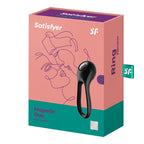 Satisfyer Majestic Duo - Black USB Rechargeable Cock Ring - Hush Store Sydney 