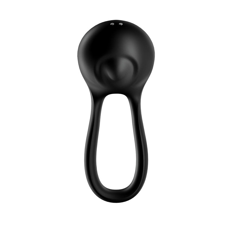 Satisfyer Majestic Duo - Black USB Rechargeable Cock Ring - Hush Store Sydney 