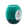 Satisfyer Masturbator Egg - Naughty - White Stroker Sleeve - Hush Store Sydney 