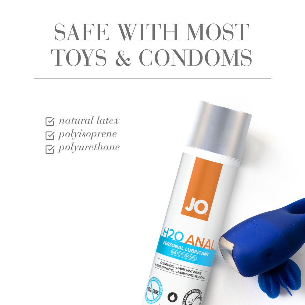 JO H2O Anal Lube - 60 mL - Water Based Anal Lubricant - 60 ml Bottle - Hush Store Sydney 