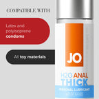 JO H2O Anal Thick Lube - 60 mL - Thick Water Based Anal Lubricant - 60 ml Bottle - Hush Store Sydney 
