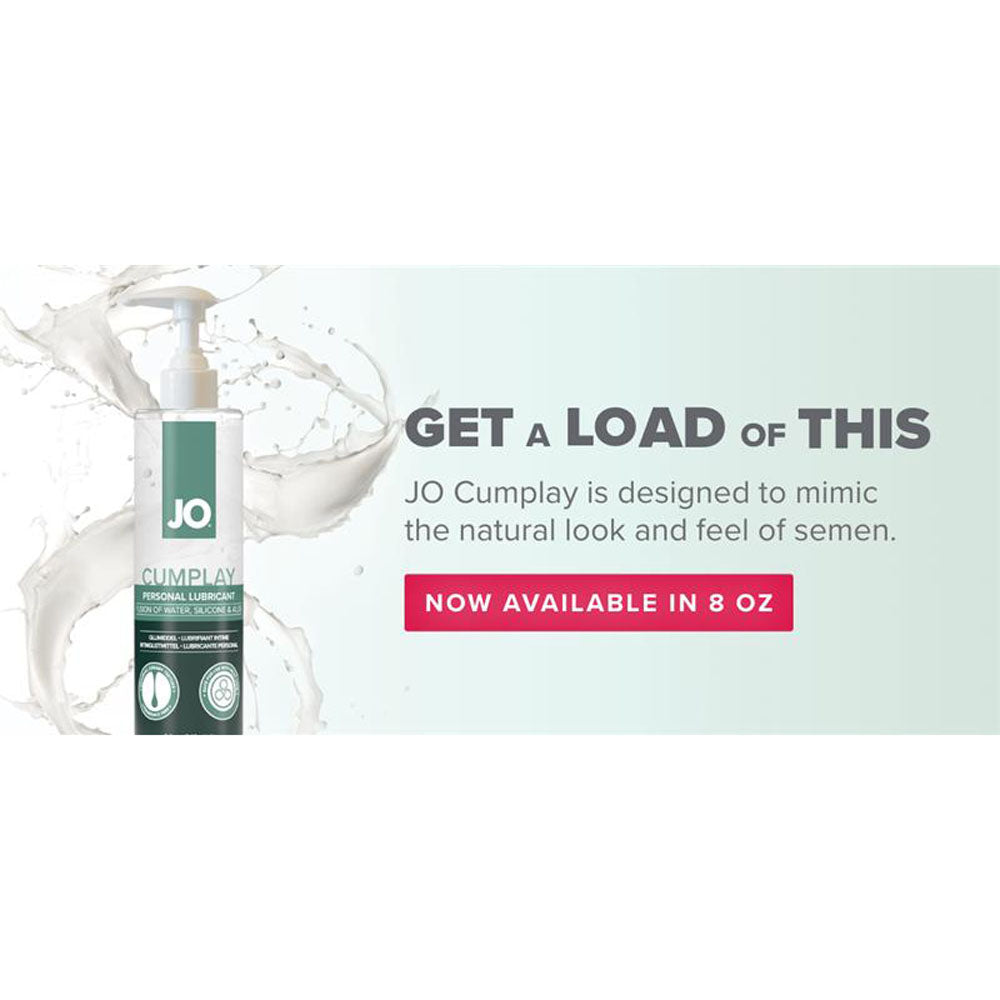 JO Cumplay Lube - 240 mL - Cum Style Lubricant - 240 ml Pump Bottle - Hush Store Sydney 