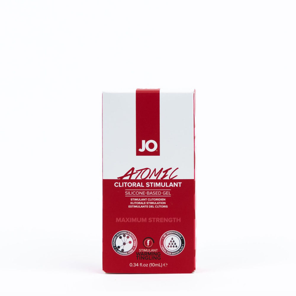 JO Atomic Clitoral Gel - Stimulating Gel for Women - 10 ml Tube - Hush Store Sydney 