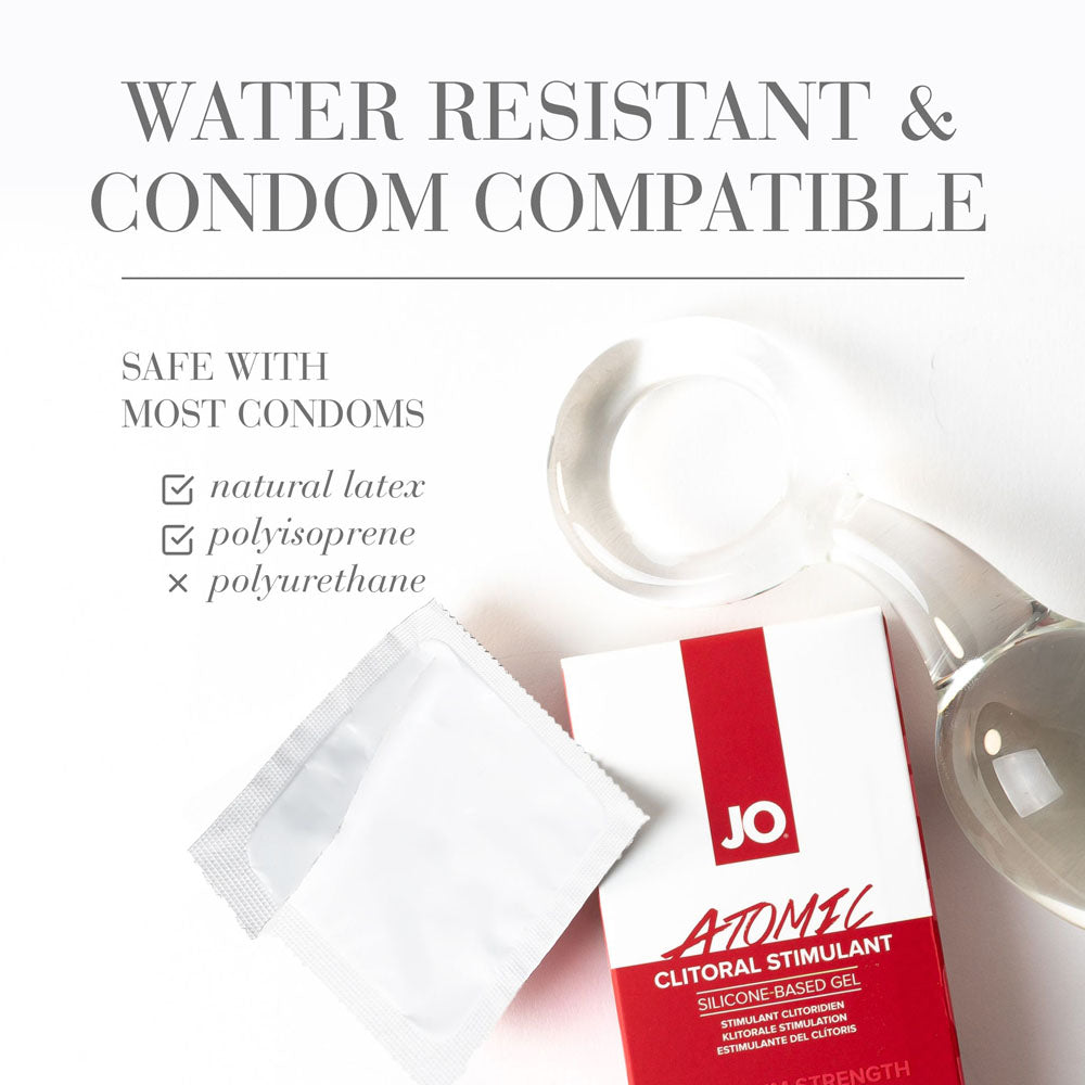 JO Atomic Clitoral Gel - Stimulating Gel for Women - 10 ml Tube - Hush Store Sydney 