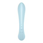 Satisfyer Triple Oh - Light Blue USB Rechargeable Rabbit Vibrator