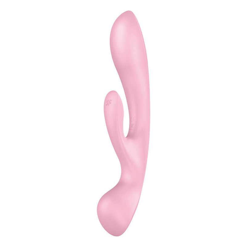 Satisfyer Triple Oh - Pink USB Rechargeable Rabbit Vibrator