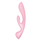 Satisfyer Triple Oh - Pink USB Rechargeable Rabbit Vibrator
