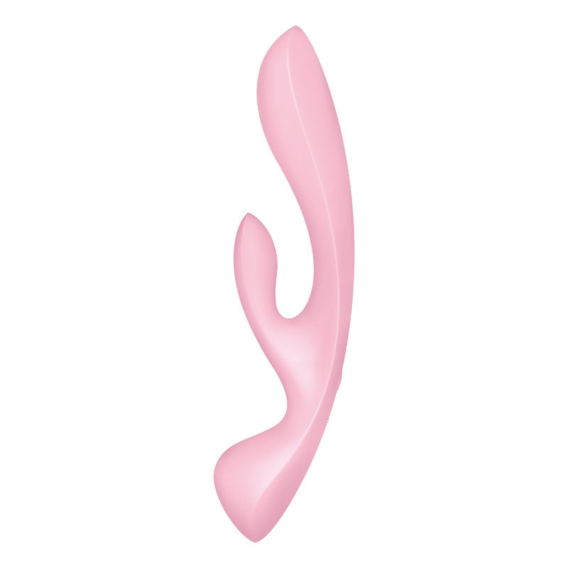 Satisfyer Triple Oh - Pink USB Rechargeable Rabbit Vibrator