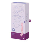 Satisfyer Triple Oh - Pink USB Rechargeable Rabbit Vibrator