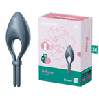 Satisfyer Bullseye - Navy - Navy Vibrating Adjustable Lasso Cock Ring - Hush Store Sydney 