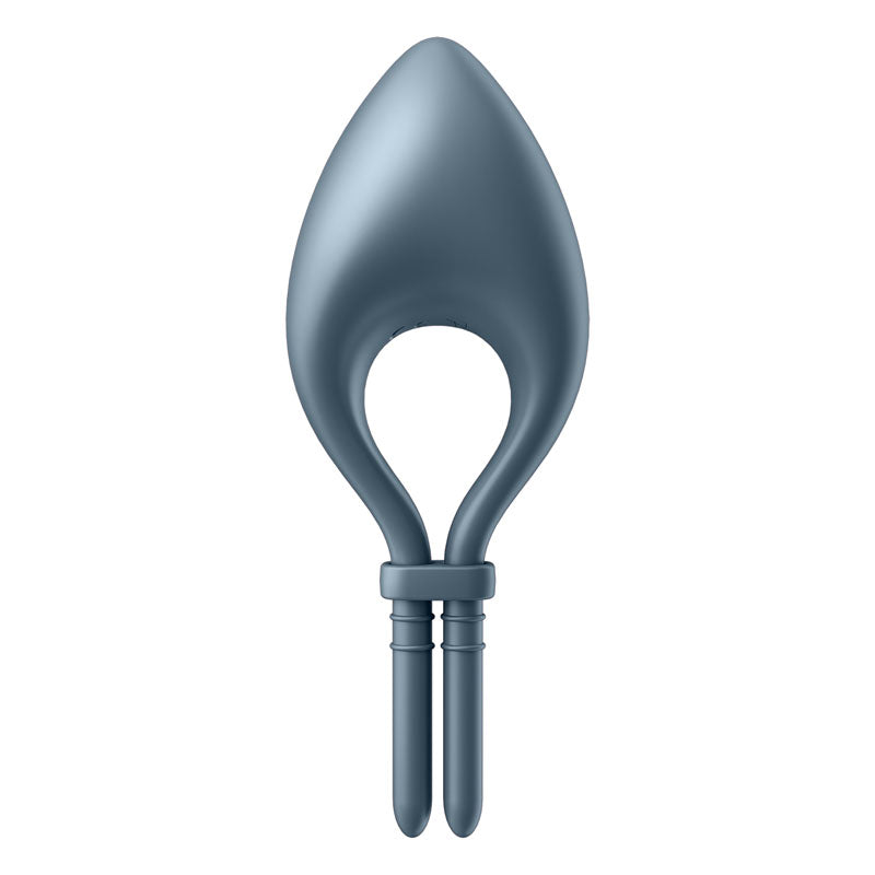 Satisfyer Bullseye - Navy - Navy Vibrating Adjustable Lasso Cock Ring - Hush Store Sydney 