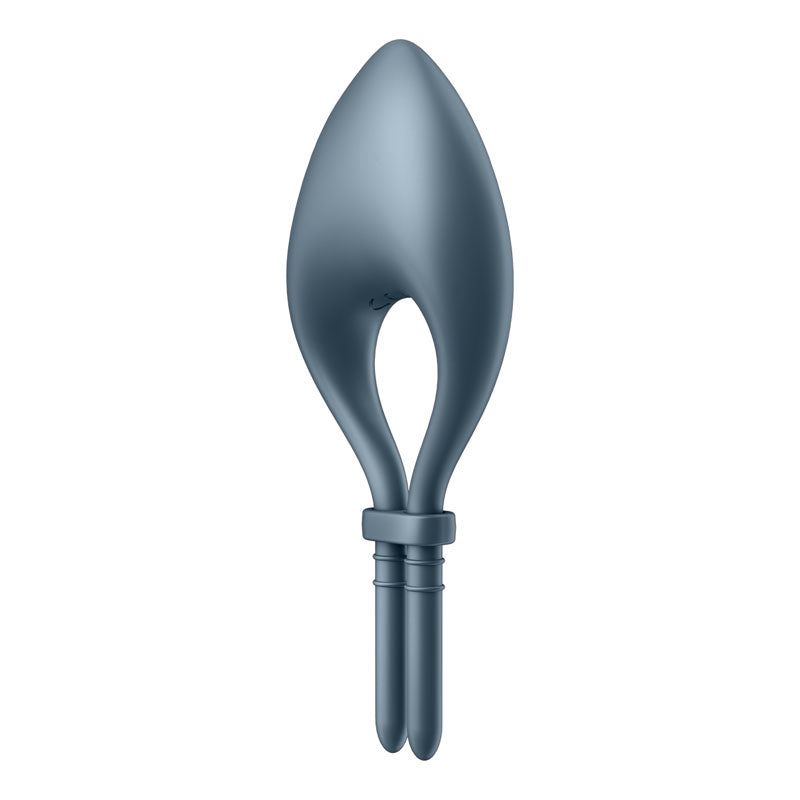Satisfyer Bullseye - Navy - Navy Vibrating Adjustable Lasso Cock Ring - Hush Store Sydney 