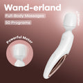 Satisfyer Wand Erland USB Rechargeable Massage Wand – White & Rose Gold - Hush Store Sydney 