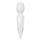 Satisfyer Wand-erland - White - White/Rose Gold USB Rechargeable Massage Wand