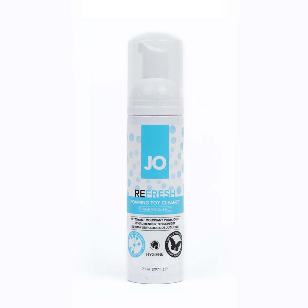 JO Refresh Foaming Toy Cleaner - 207 mL - Foaming Toy Cleaner - 207 ml Bottle - Hush Store Sydney 