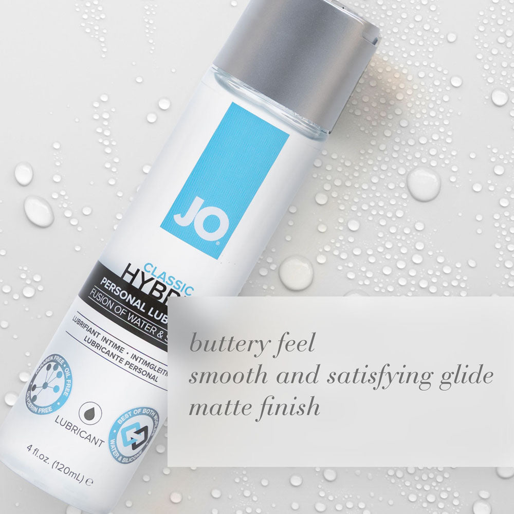 JO Classic Hybrid - Hybrid Lubricant - 120 ml Bottle - Hush Store Sydney 