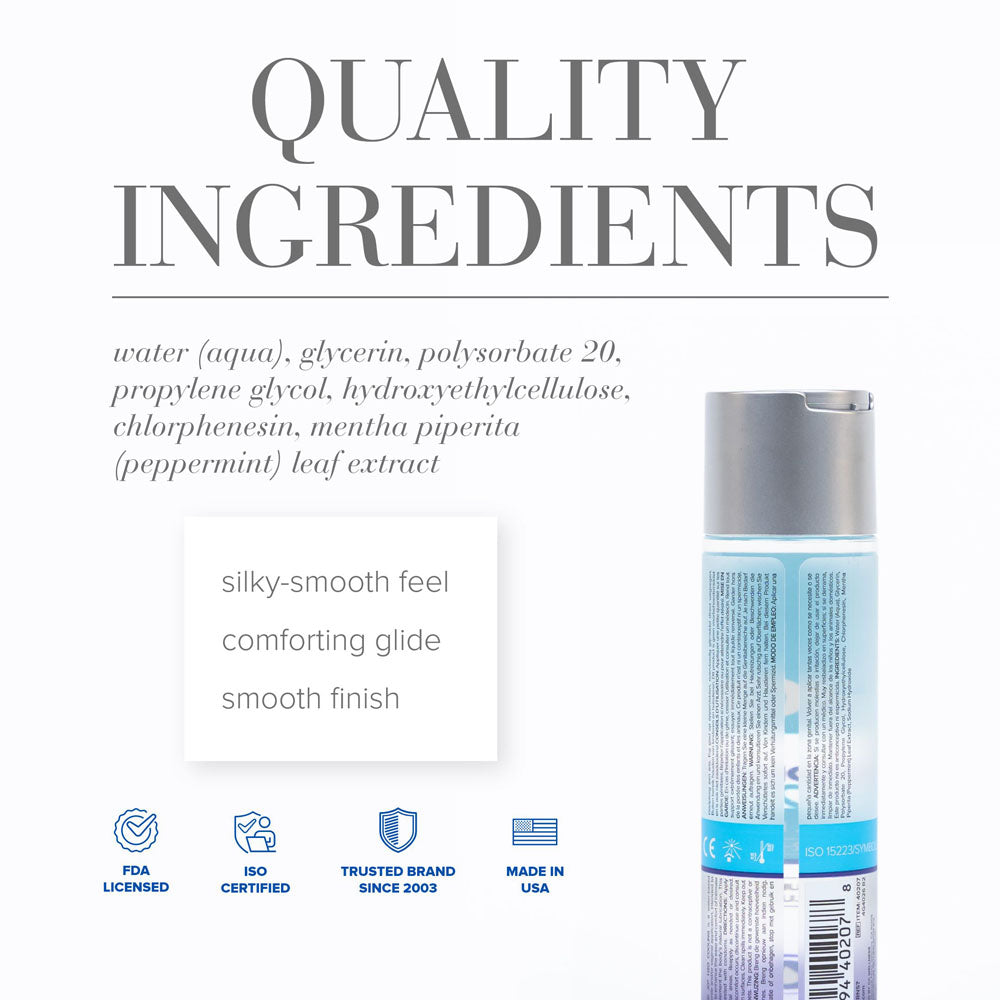 JO H2O Cooling Lube - 120 mL - Water Based Cooling Lubricant - 120 ml Bottle - Hush Store Sydney 