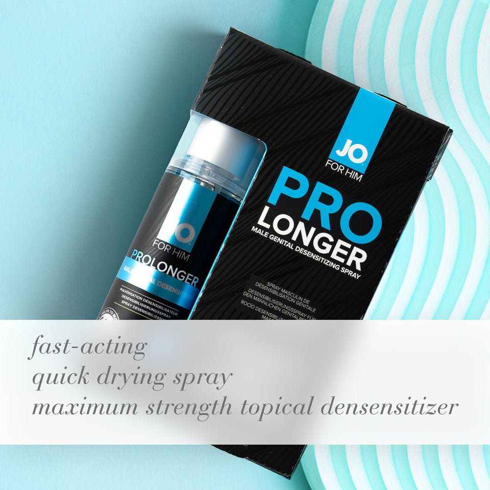 JO Prolonger Spray - 60 mL - Desensitising Spray for Men - 60 ml Spray Bottle - Hush Store Sydney 