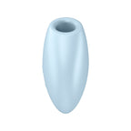 Satisfyer Cutie Heart - Blue - Blue USB Rechargeable Air Pulsation Stimulator with Vibration - Hush Store Sydney 