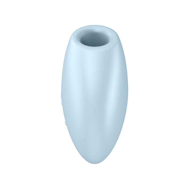 Satisfyer Cutie Heart - Blue - Blue USB Rechargeable Air Pulsation Stimulator with Vibration - Hush Store Sydney 