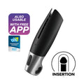 Satisfyer Power Masturbator - Black USB Rechargeable Vibrating Masturbator with App Control - Hush Store Sydney 