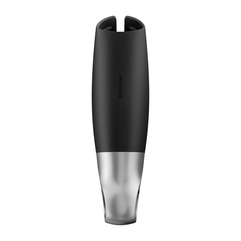 Satisfyer Power Masturbator - Black USB Rechargeable Vibrating Masturbator with App Control - Hush Store Sydney 
