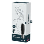 Satisfyer Power Masturbator - Black USB Rechargeable Vibrating Masturbator with App Control - Hush Store Sydney 