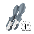Satisfyer Air Pump Booty 1 - Grey USB Rechargeable Inflatable Anal Vibrator