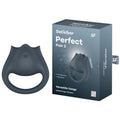 Satisfyer Perfect Pair 2 USB Rechargeable Vibrating Couples Ring – Grey - Hush Store Sydney 
