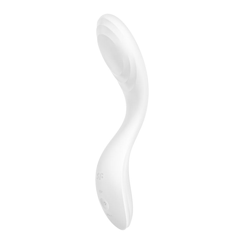 Satisfyer Rrrolling Pleasure - White USB Rechargeable Vibrator - Hush Store Sydney 