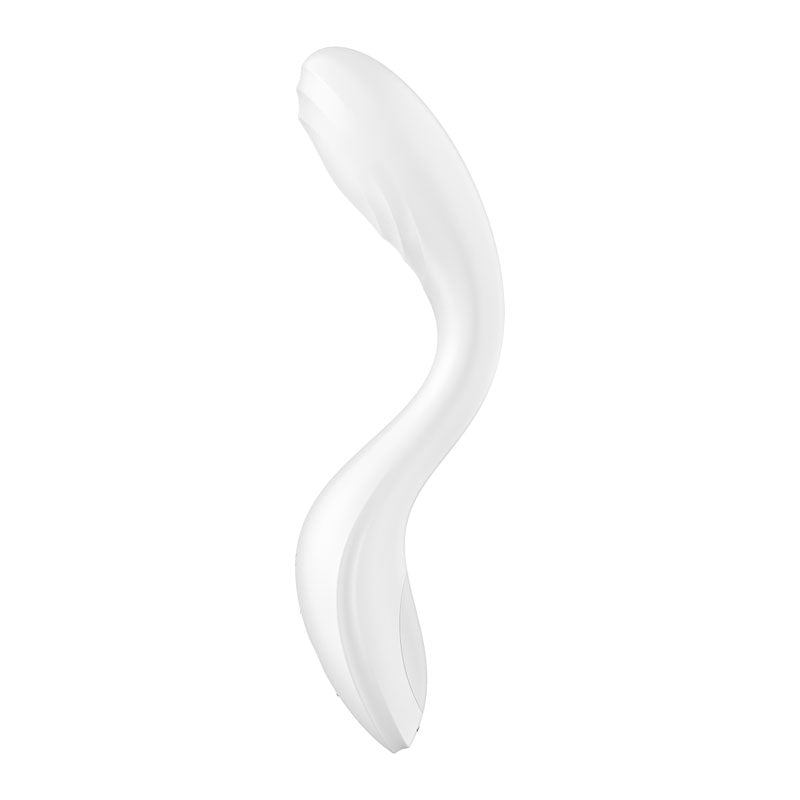 Satisfyer Rrrolling Pleasure - White USB Rechargeable Vibrator - Hush Store Sydney 