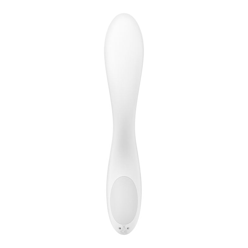Satisfyer Rrrolling Pleasure - White USB Rechargeable Vibrator - Hush Store Sydney 