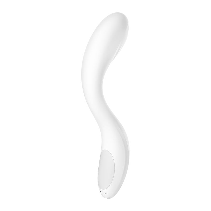 Satisfyer Rrrolling Pleasure - White USB Rechargeable Vibrator - Hush Store Sydney 