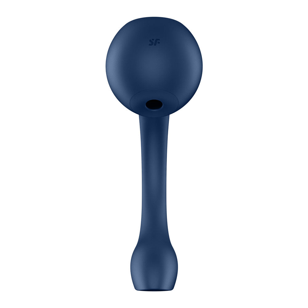 Satisfyer Pro+ Wave 4 - Blue USB Rechargeable Vibrator with Air Pulse Stimulation and App Control - Hush Store Sydney 